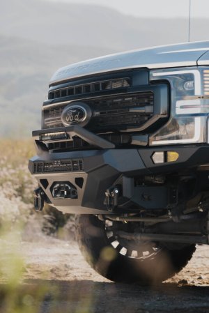 Ford Super Duty F-250 Front Bumper - DV8 Offroad - Spec Series - Black - `17-`22